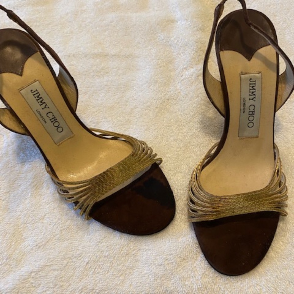 Jimmy Choo shoes/cocktail.